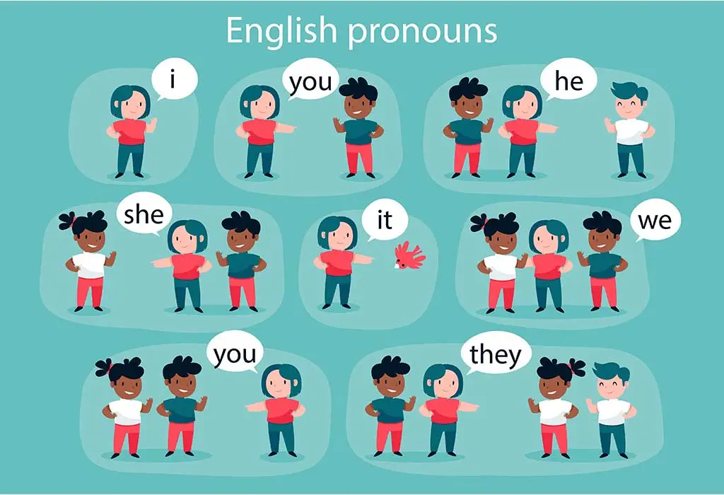 pronouns for basics of spoken English